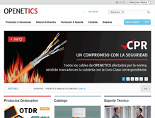 Tablet Screenshot of openetics.com